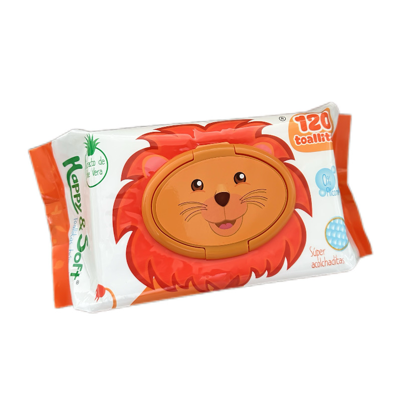 Toallitas Happy & Soft*120U Humedas