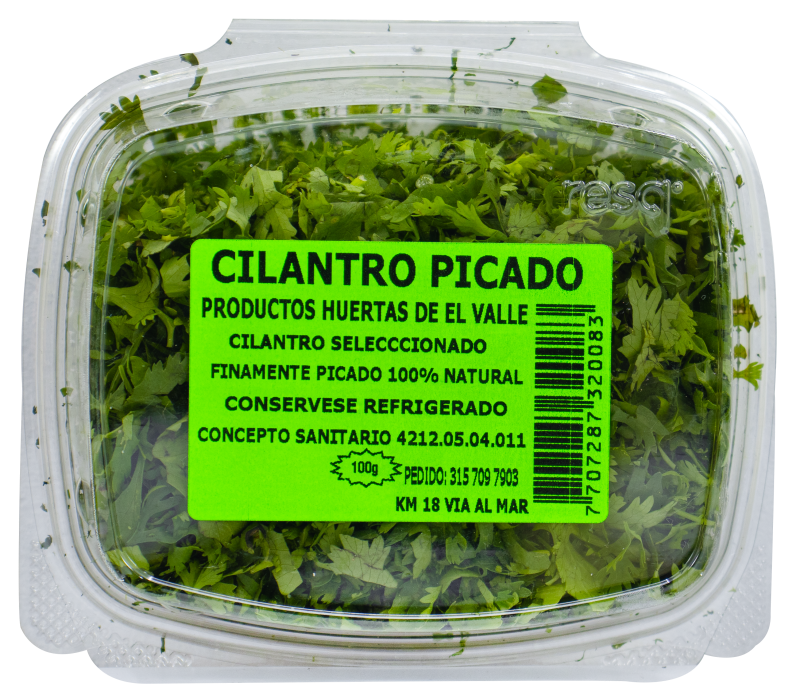 Cilantro*100G Picado