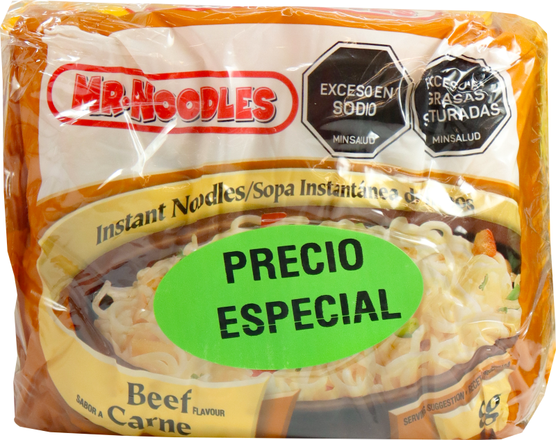 Sopa Mr Noodles*85G*3Und Surtida P.E