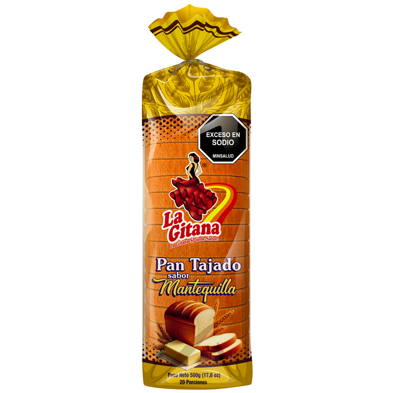 Pan La Gitana*500G Mantequilla