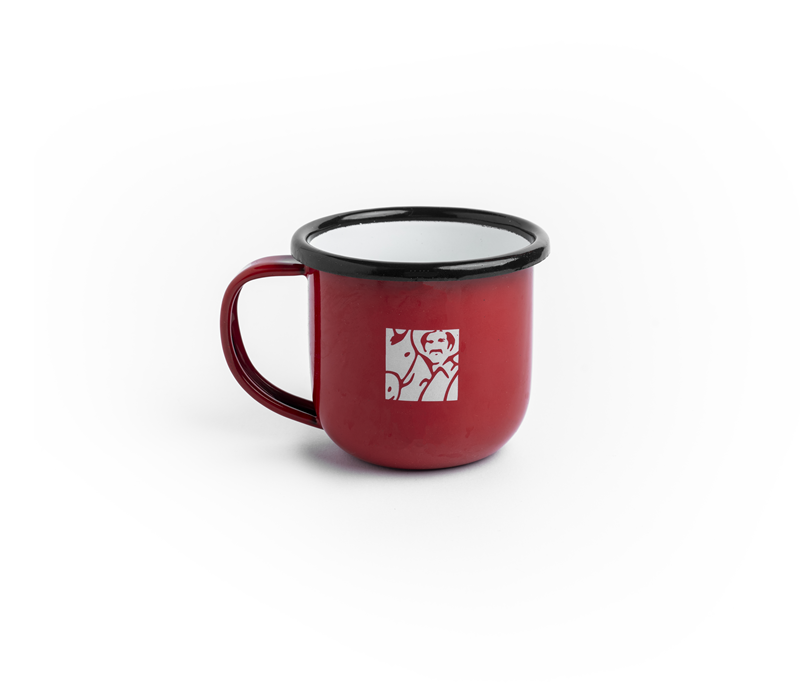 Mug Juan Valdez Peltre Rojo