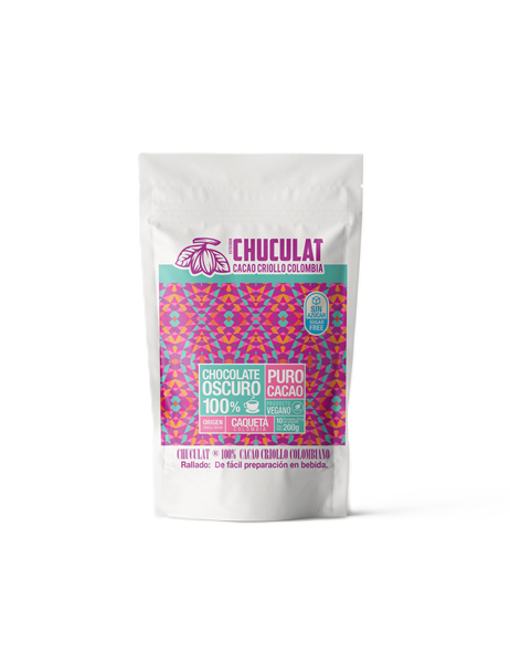 Chocolate Chuculat 100% Puro Cacao*200G