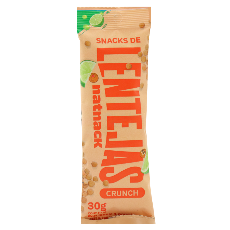 Snack Natnack*30G Lenteja Crunch