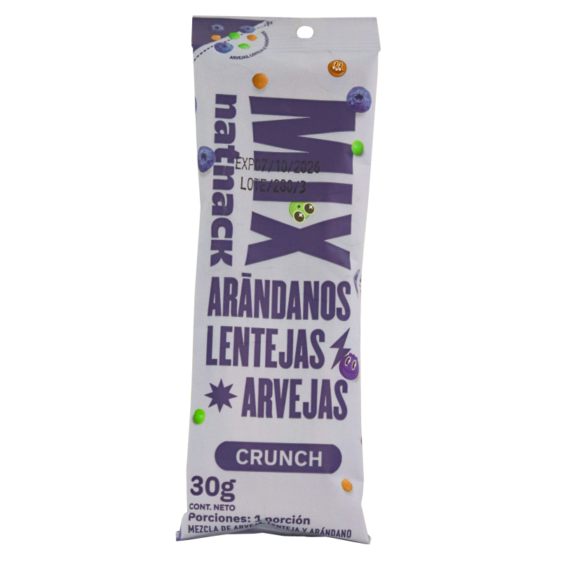 Snack Natnack*30G Mix Aranda/Lente/Arvej
