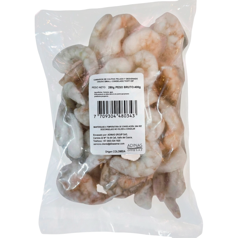 Camaron Crudo De Cultivo Small*400G
