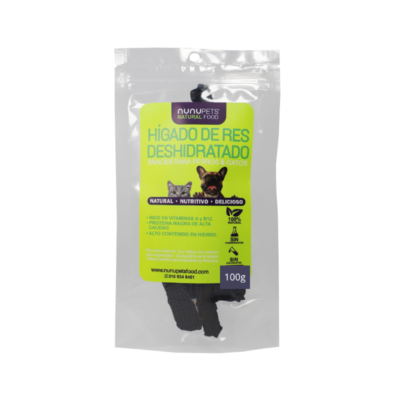 Pasab Nunupets*100G Higado De Res Deshid
