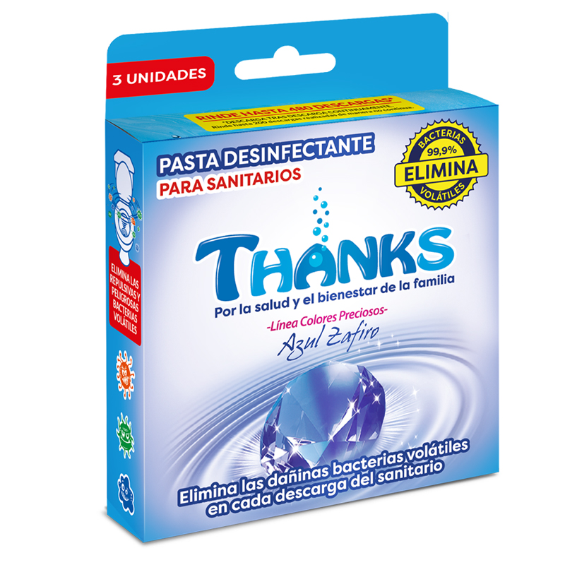 Pasta Thanks*50G*3Und Sanitaria Caja