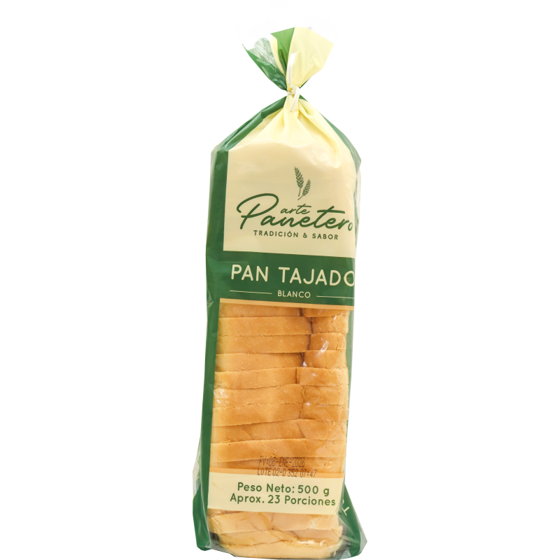 PAN ARTE PANETERO*500g TAJADO