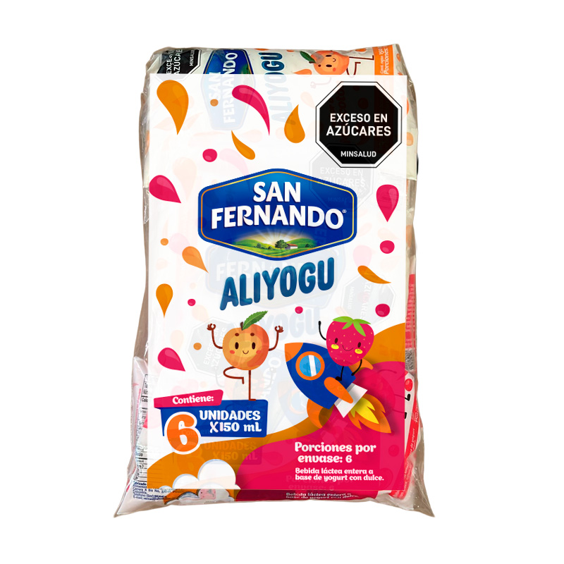 Bebida Lac San Fdo*150Ml*6Und Aliyogu