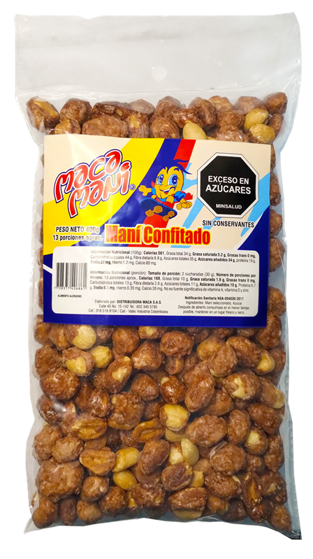 Mani Macamani*400G Confitado