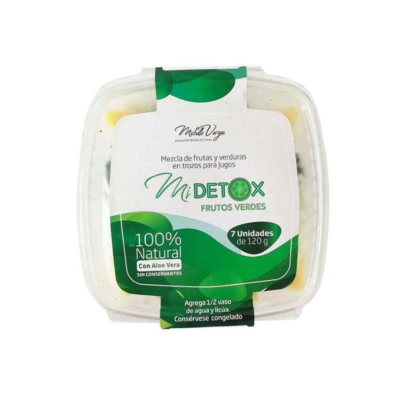 Pulpa Midetox*120G*7Und Verdes