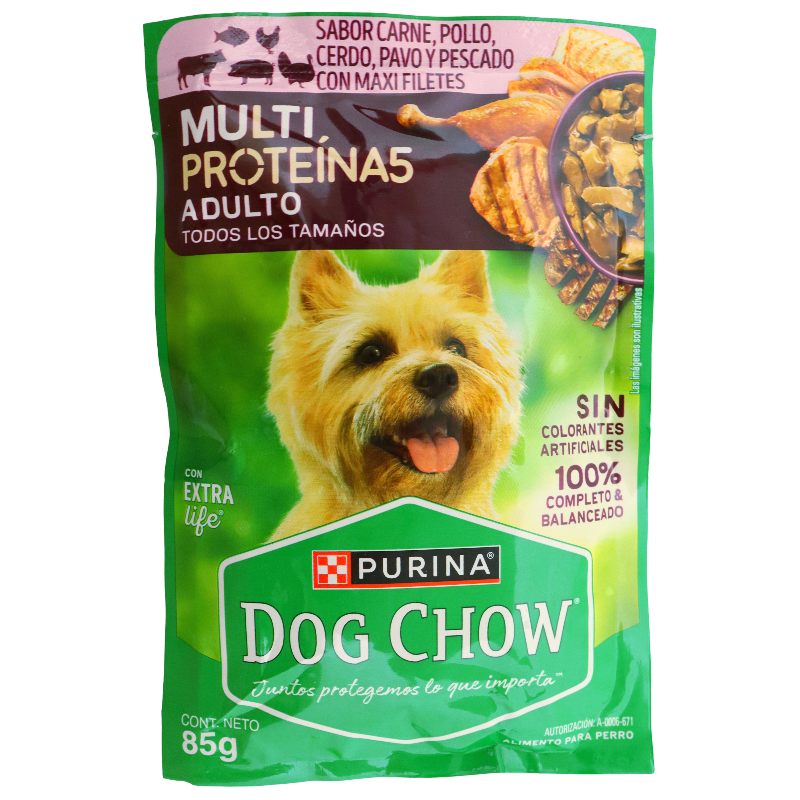 Alimento Dogchow*85G Multi Proteina Adu