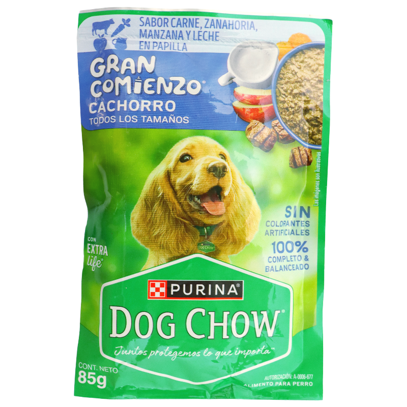 Alimento Dogchow*85G Carne Cachorro