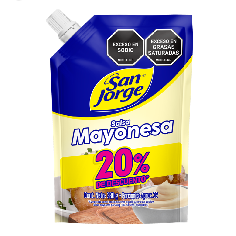 Salsa San Jorge*380G Mayonesa 20% Descue