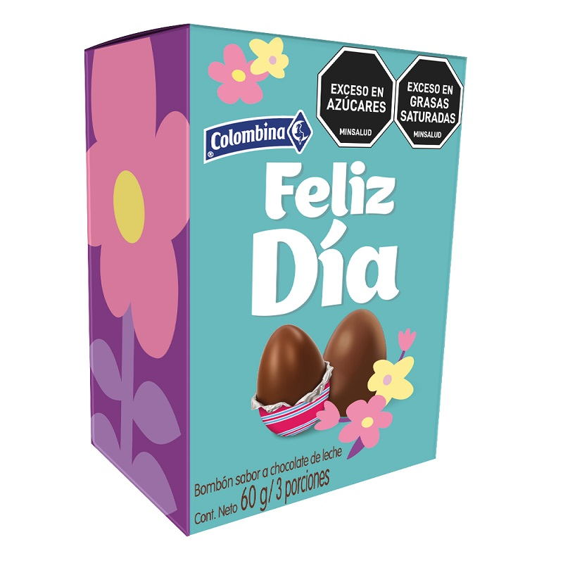 Chocolatina Colombina*60G Cho/Huevitos