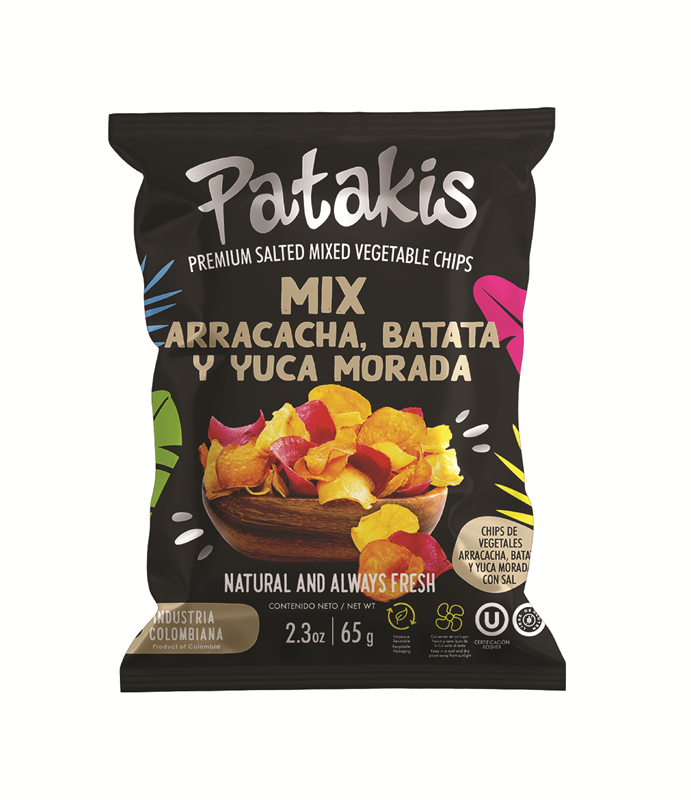 Pasaboca Patakis*65G Mix Arracacha Batata Y Yuca Morada