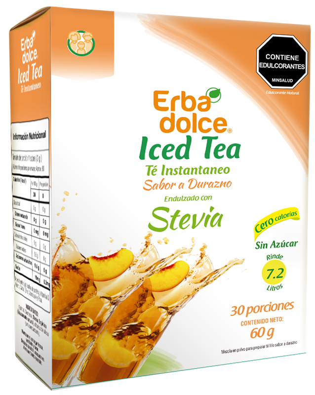 Te Erba Dolce*1G*30Und Durazno Endulzado Con Stevia