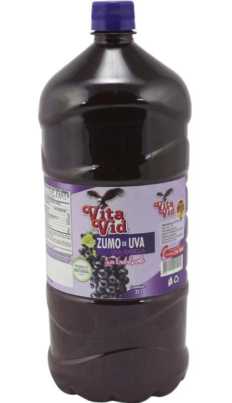 Zumo De Uva Light Vitavid*2000Ml
