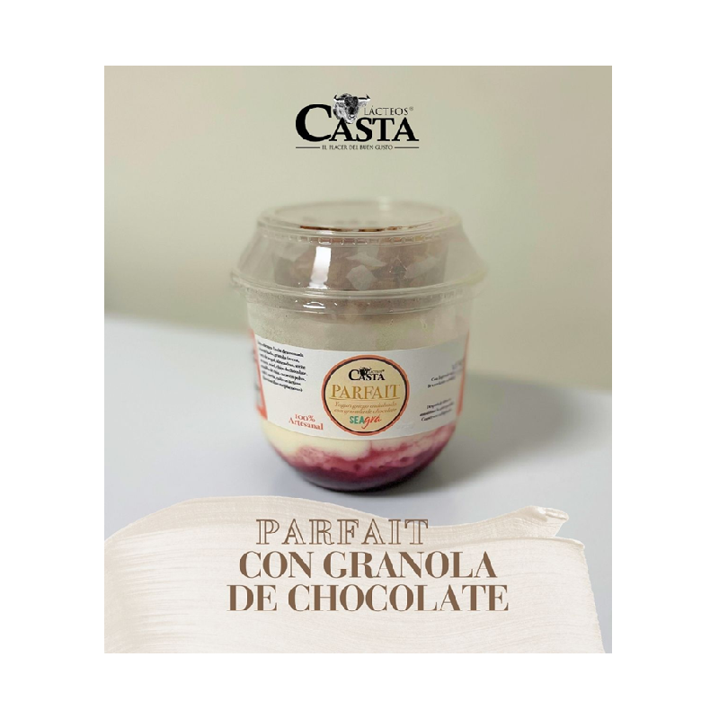 YOGURT CASTA*240g PARFAIT+GRANOLA CHOCOLATE