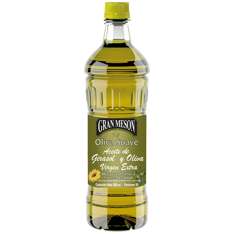 ACEITE GRAN MESON*900ml GIRASOL/OLIVA EXTRA VIRGEN