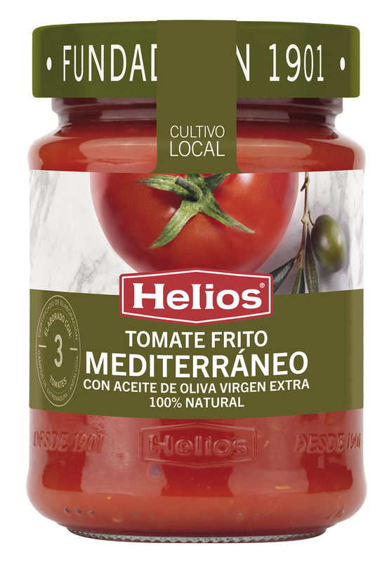 Tomate Helios*300g Frito Mediterraneo Con Aceite De Oliva Virgen Extra