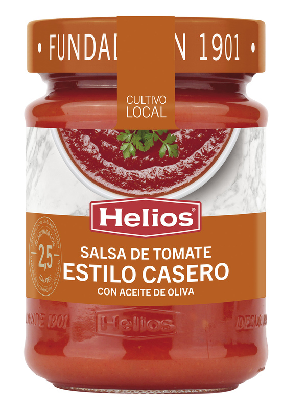 Salsa Helios*300g Tomate Estilo Casero Con Aceite De Oliva