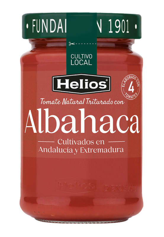 Tomate Helios*300g Natural Triturado Con Albahaca