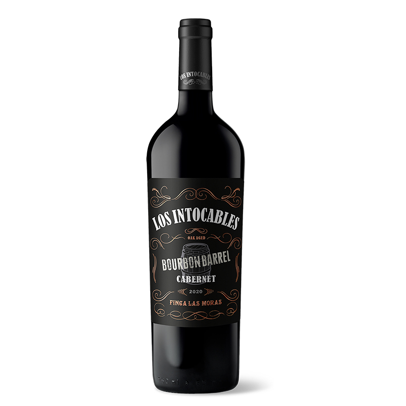 Vino Los Intocables*750ml Cabernet Saugvinon Bourbon Barrel Tinto