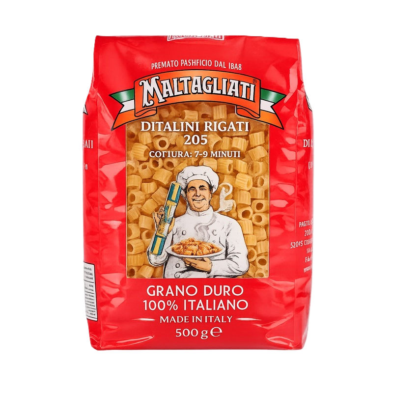 Pasta Maltagliati*500g Ditalini Rihgati Grano Duro 100% Italiano