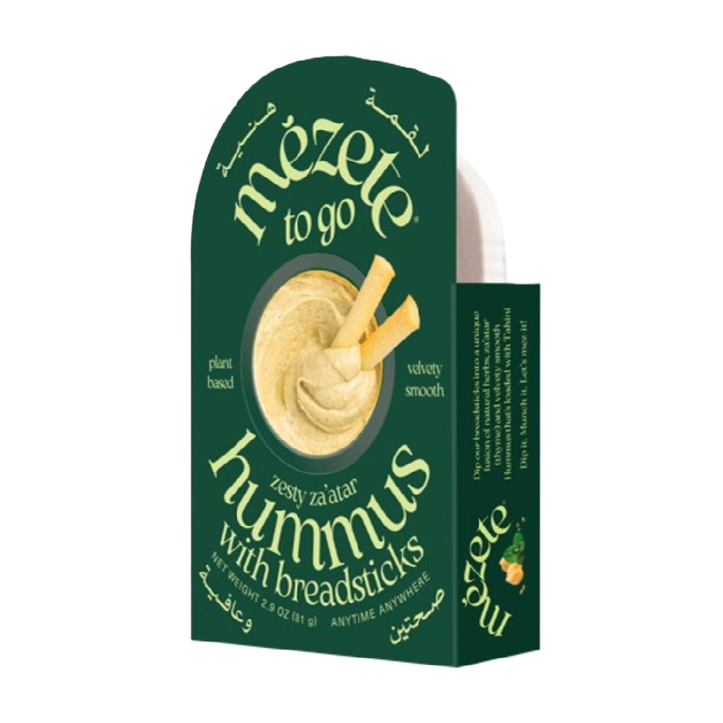 Humus Mezete *81g Hierbas Con Palitos De Pan