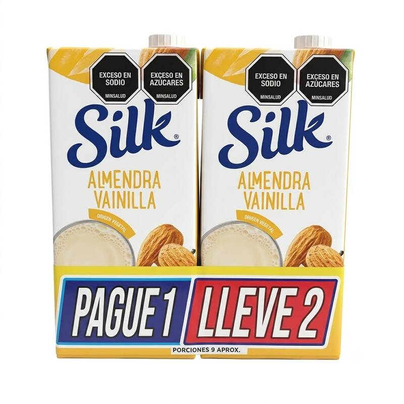 BEBIDA SILK*946ml ALMENDRA VAINILLA LLEVE*2und