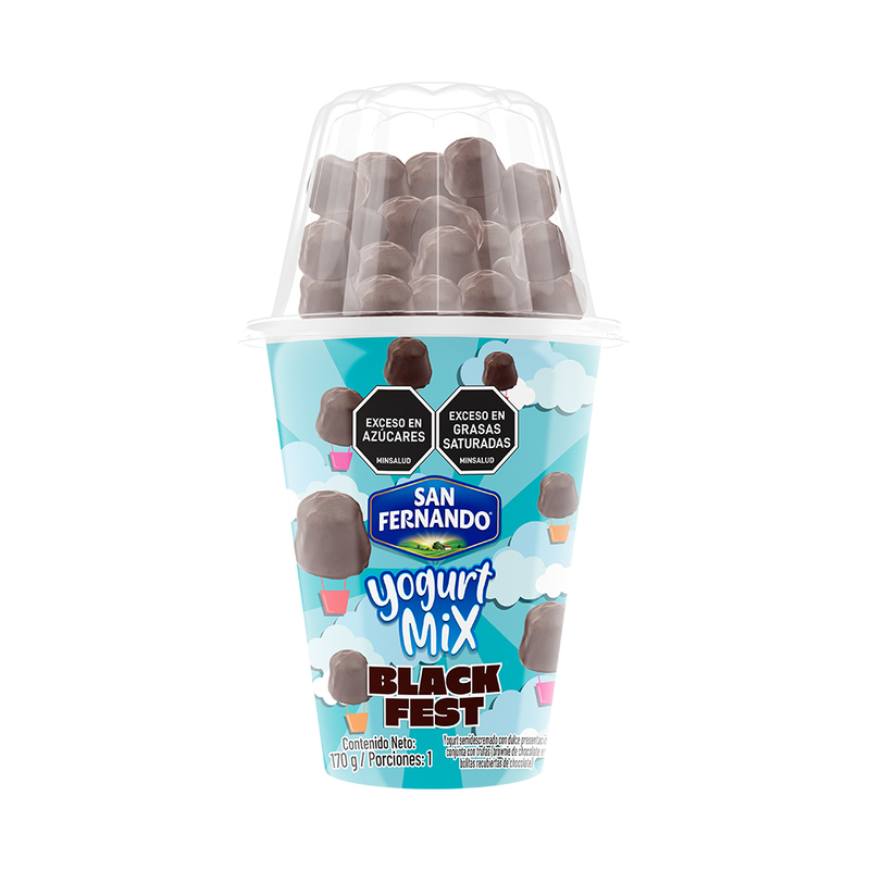 YOGURT SAN FERNANDO*170g MIX BLACK FEST SEMIDESCREMADO