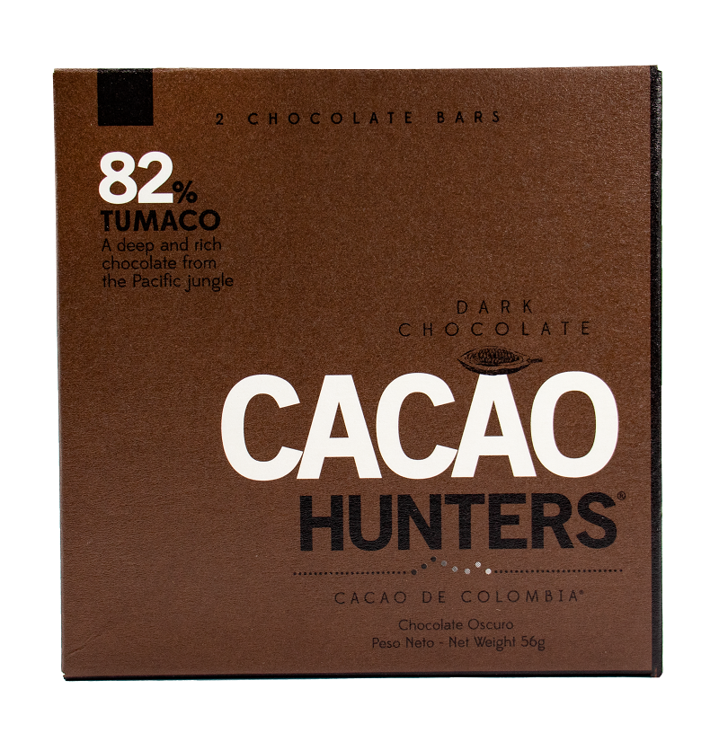 Chocolatina Hunters*56G 82% Tumaco