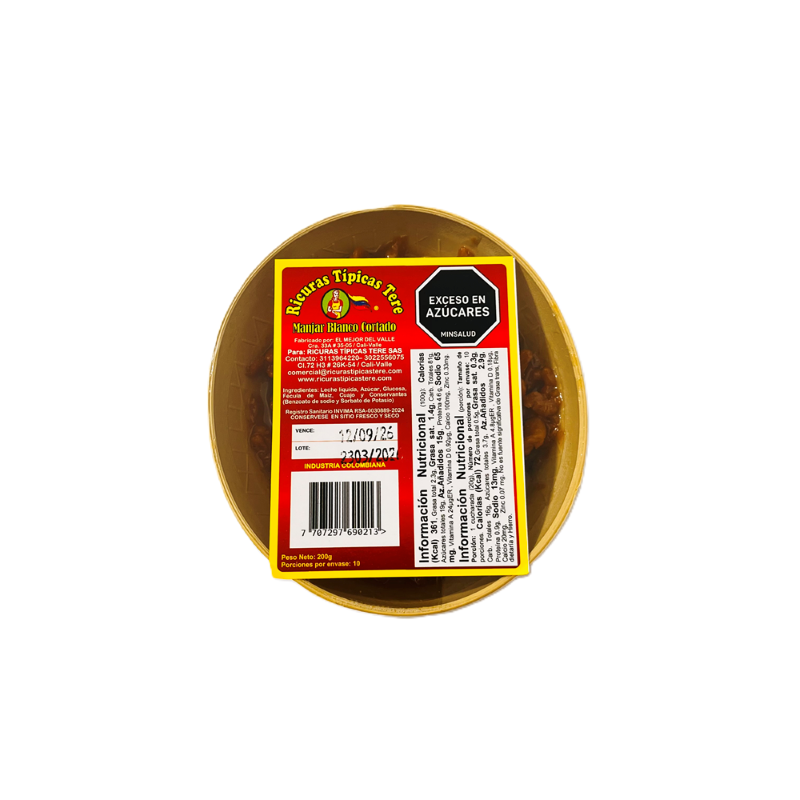 Dulce Ricuras Tipicas*200G Cortado