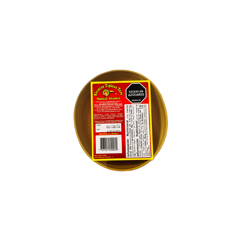 Dulce Ricuras Tipicas*220G Manjar Blanco Original