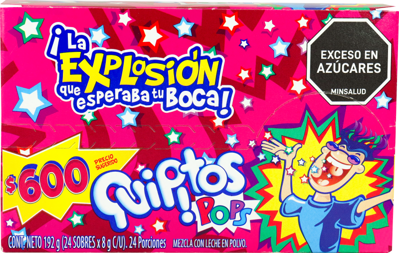 Golosina Quipitos Pops Disp.*8G*24Und