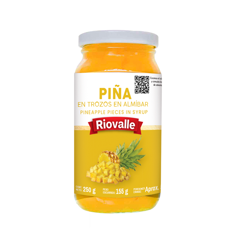 Piña Riovalle Dulce *250G