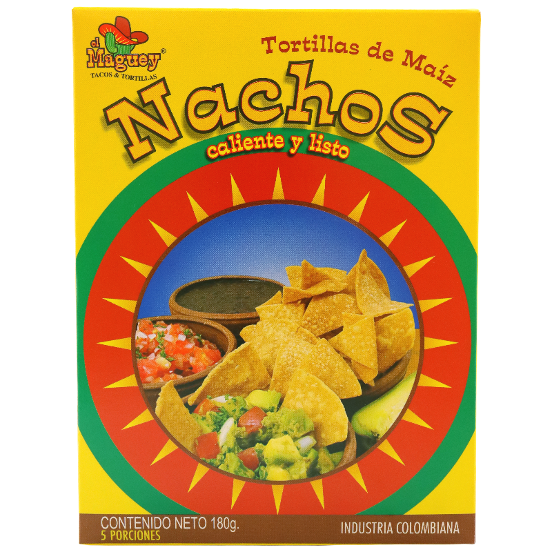 Pasab El Maguey*180G*12Und Nachos Maiz