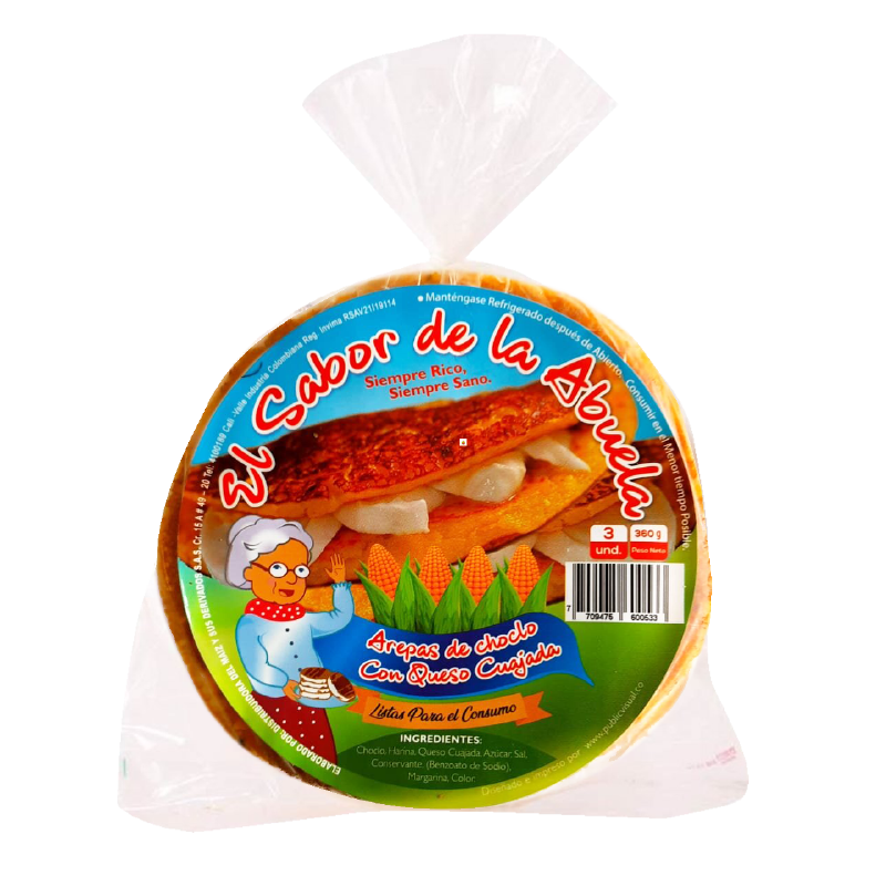 Arepas De La Abuela De Choclo*120G*3Und