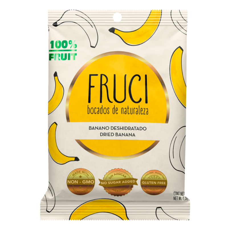 Banano Fruci Deshidratada 100% Natural *30G