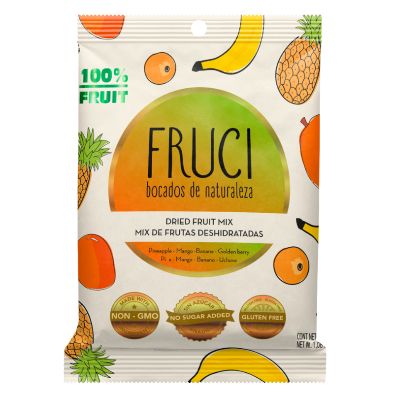 Pasabocas Fruci Mix Deshidratado 100% Natural *30G
