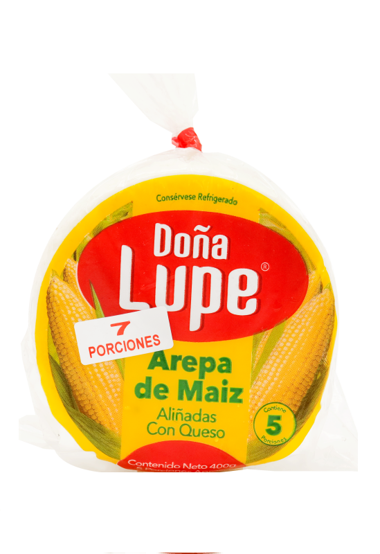 Arepas Doña Lupe Aliñada Con Queso*400G*5Und