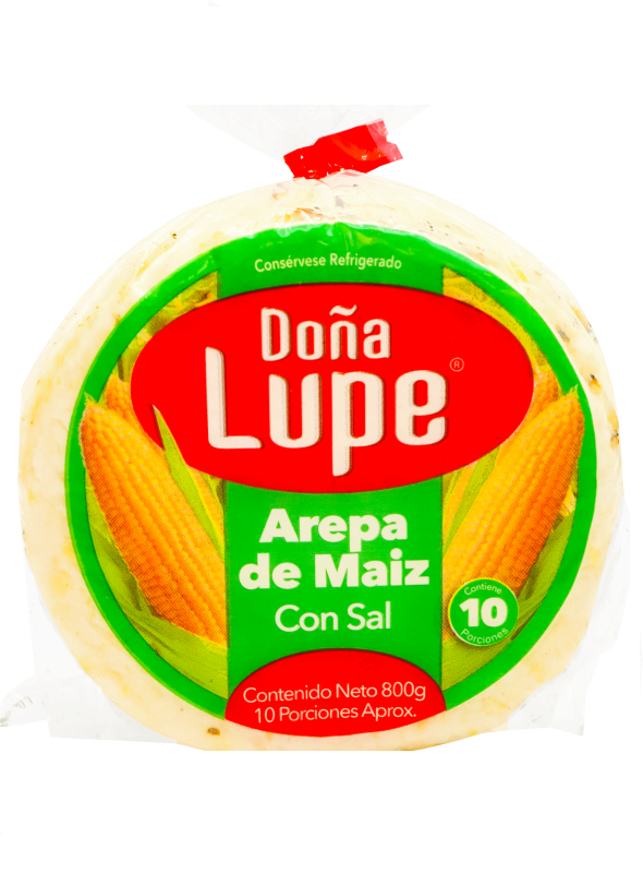 Arepas Doña Lupe Con Sal*800G*10Und