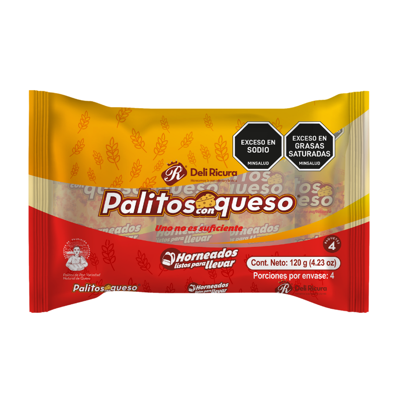 Palitos Deliricura*30G*4Und