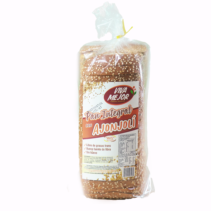 Pan Viva Mejor Integral Ajonjoli *400G