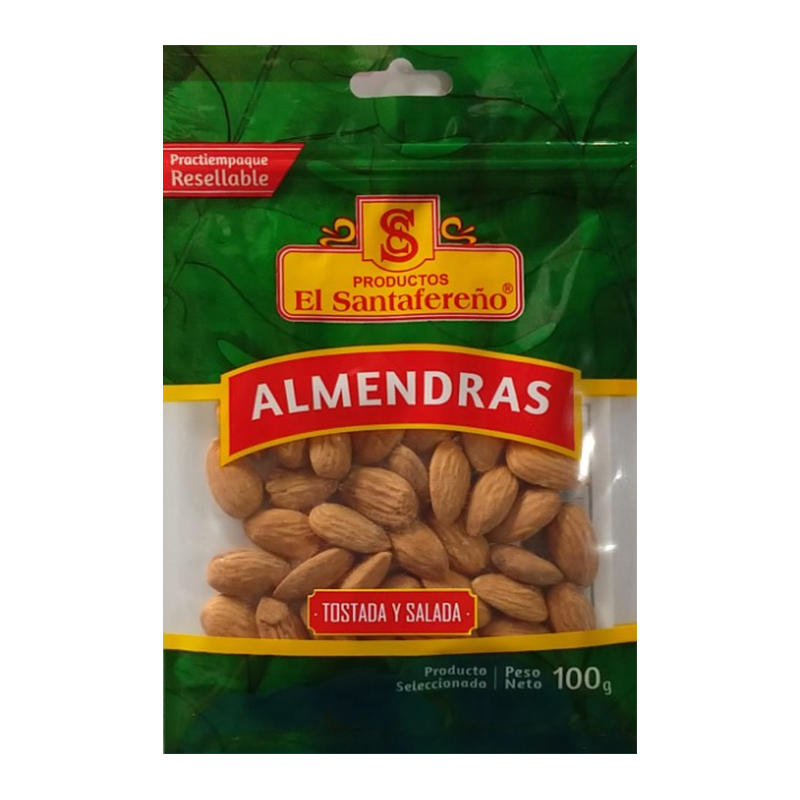 Almendra Santafereño Tostada *100G