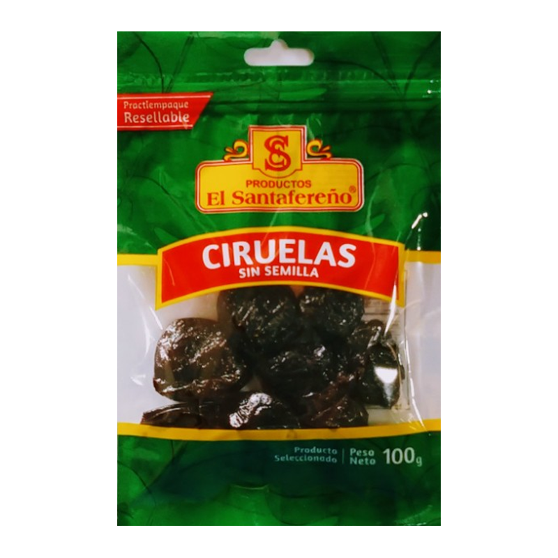 Ciruela Pasa Sin Semilla Santafereño *100G