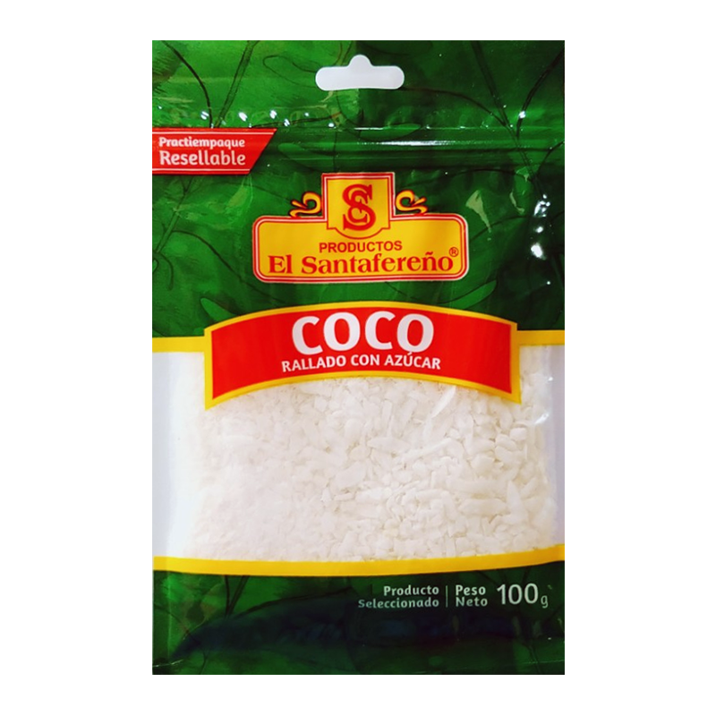 Coco Santafereño Bolsa *100G