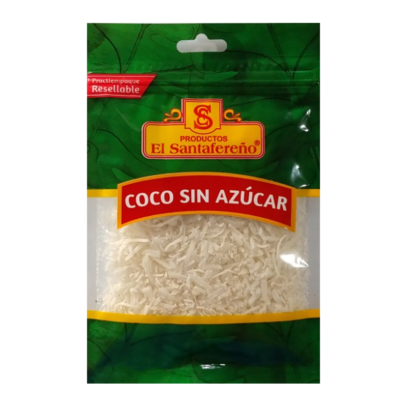 Coco Santafereño Rallado Sin Azúcar *50G