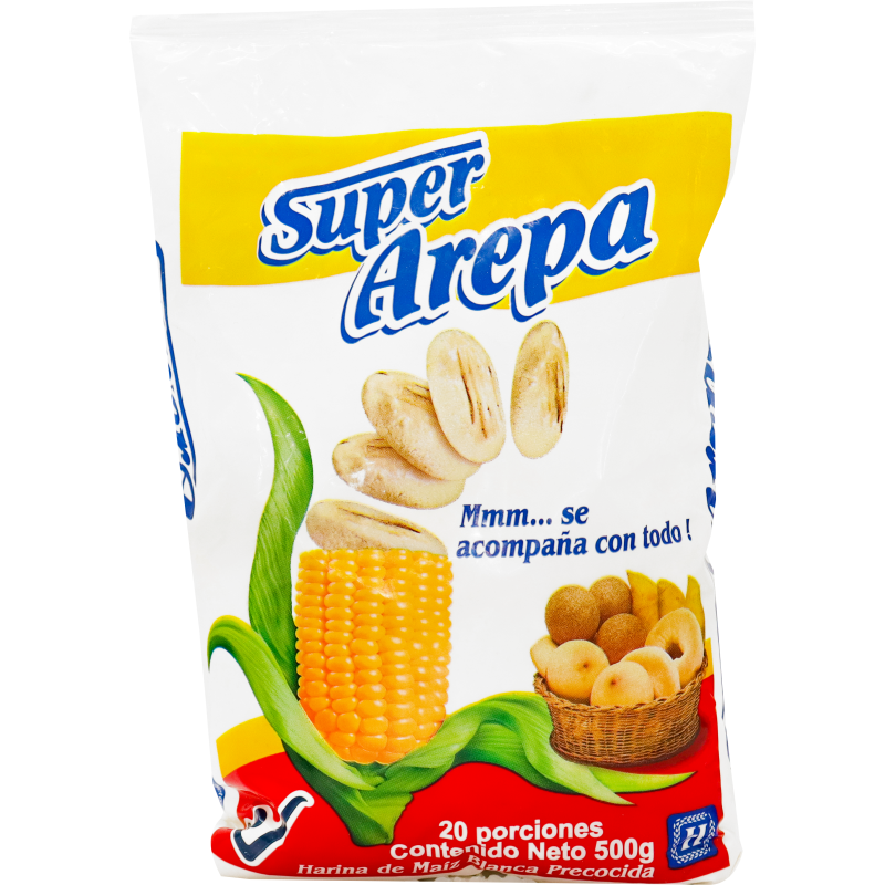 Harina Super Arepa Maíz Blanco*500G